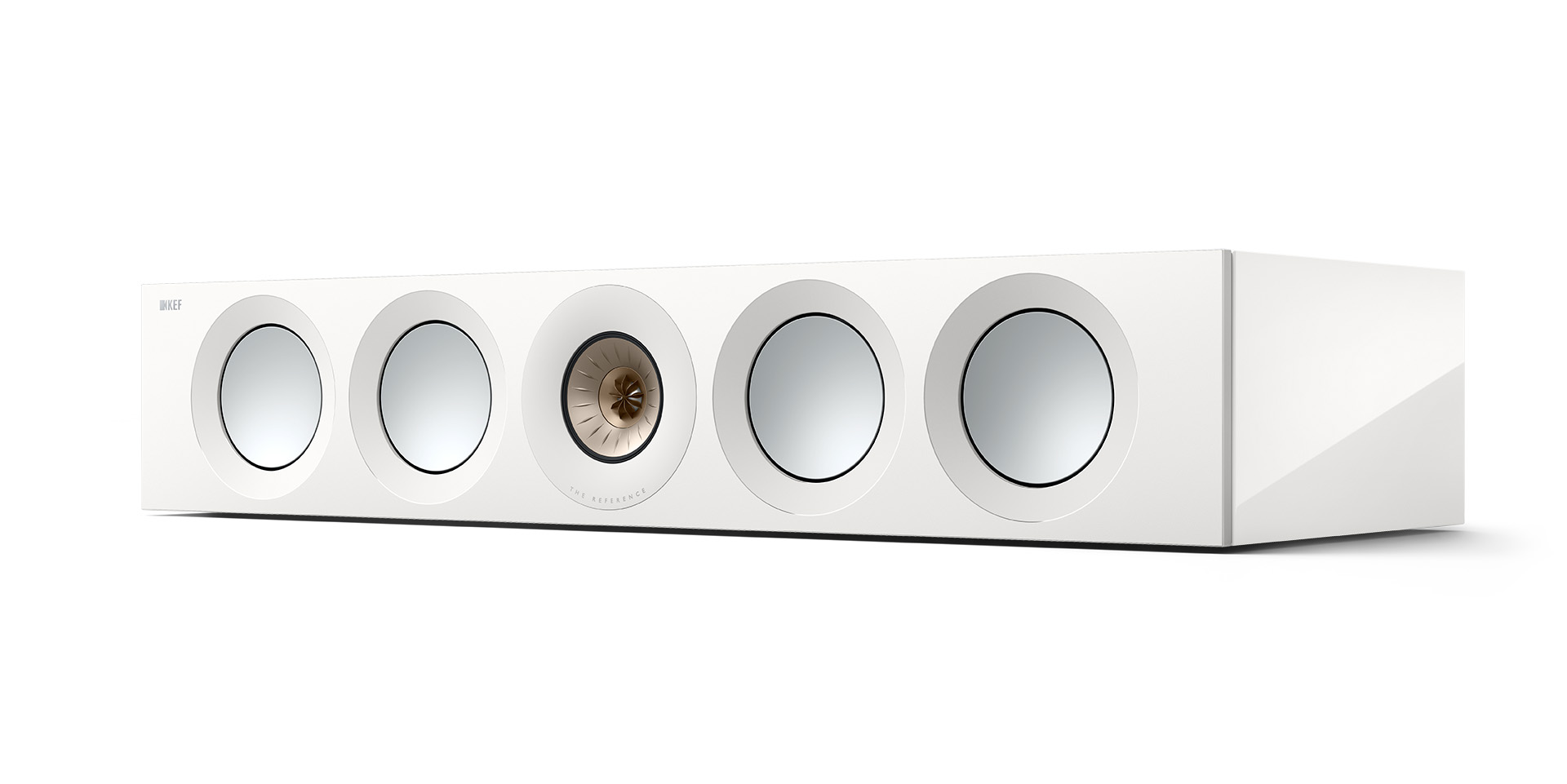 KEF Reference 4 Meta Centre High Gloss White/Champagne