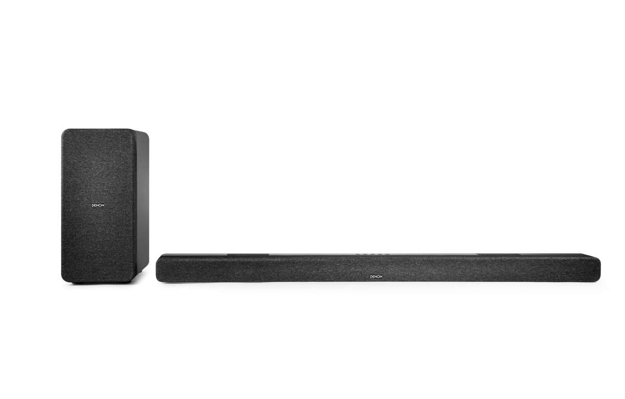 Denon DHTS-517 Wireless Soundbar with Subwoofer Dolby Atmos - Black