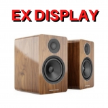 Acoustic Energy AE1 Active Piano Walnut Veneer Speakers - Pair - Ex Display - no grille