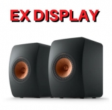 KEF LS50 II Wireless Loudspeakers in Carbon Black Ex Display