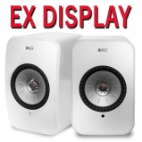 KEF LSX Wireless Music Speakers in White - Ex Display