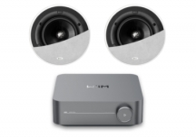 WiiM Amp with 2 x KEF Ci160qr Ceiling speakers