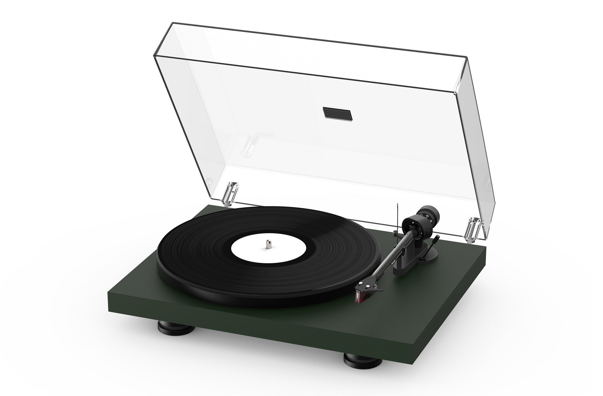 Pro-Ject Debut Carbon Evo Turntable in Satin Green