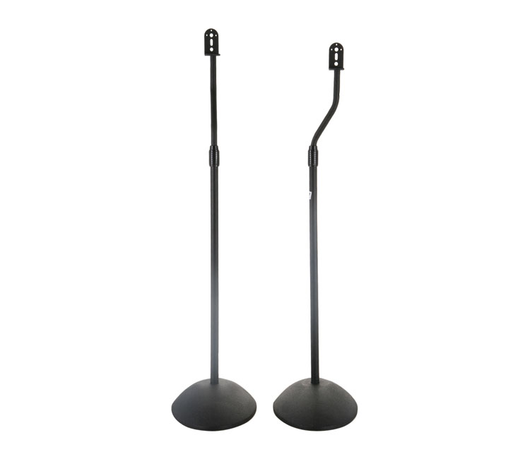 Sanus HTB3B1 Satellite Speaker Stands in Black (Pair)