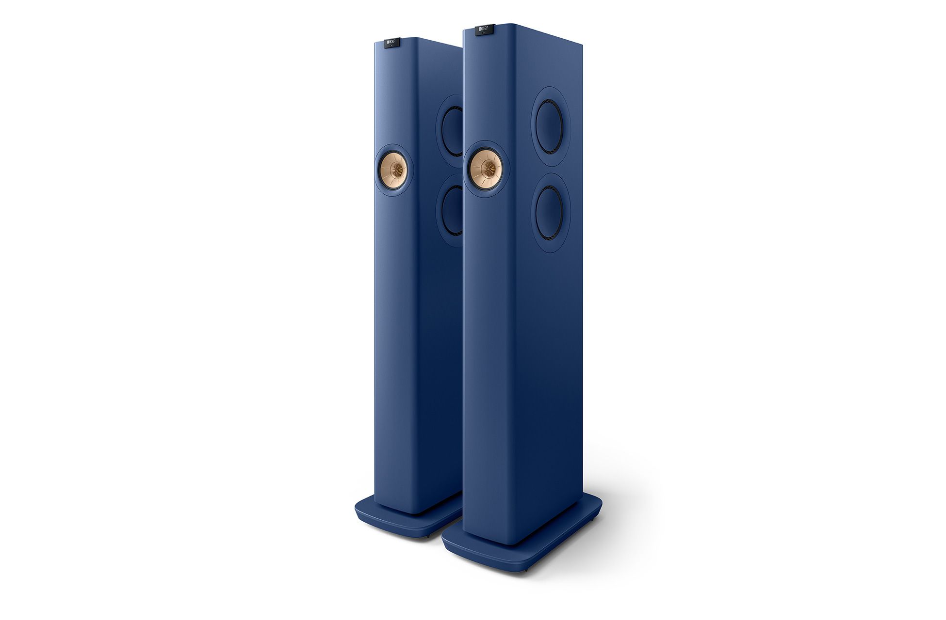 KEF LS60 Wireless Floorstanding Speakers Royal Blue