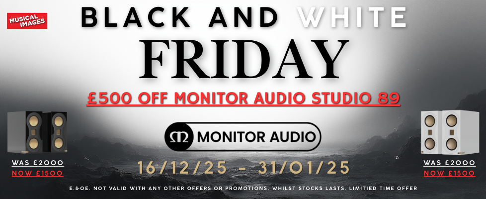 Monitor Audio Black and White Friday