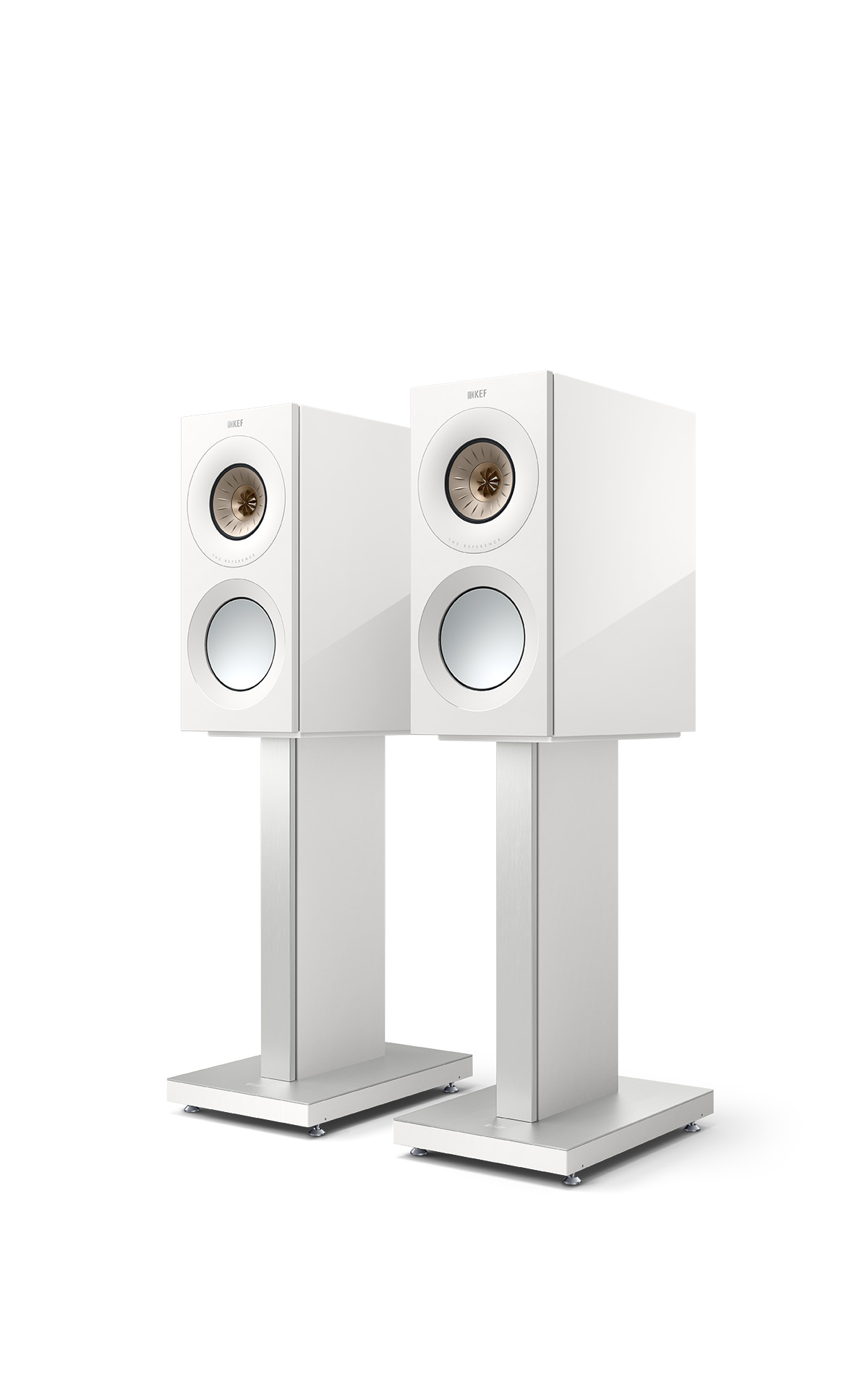 KEF Reference 1 Meta in High Gloss White/Champagne