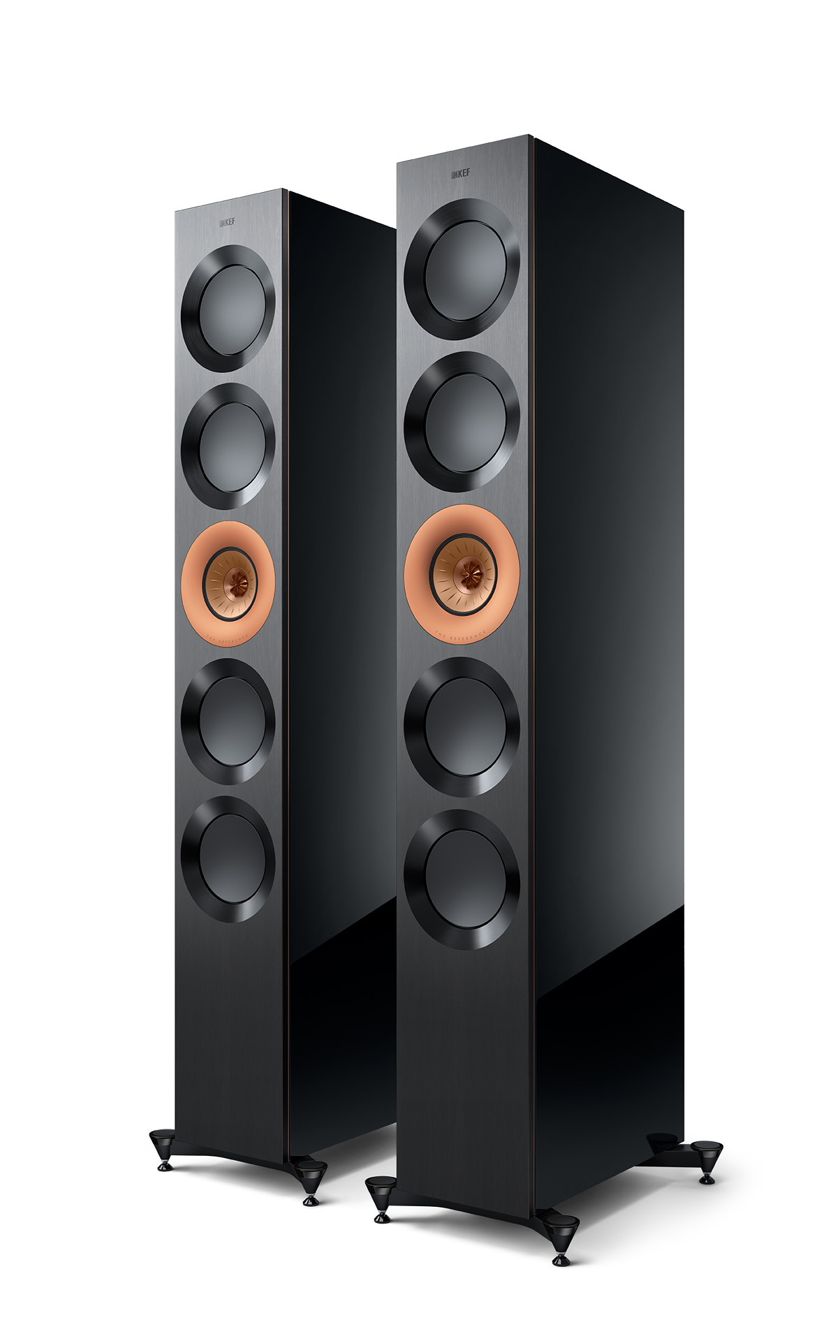 KEF Reference 5 Meta in High Gloss Black/Copper