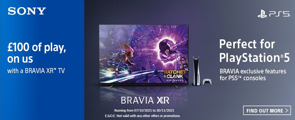 Sony Bravia XR playstation £100