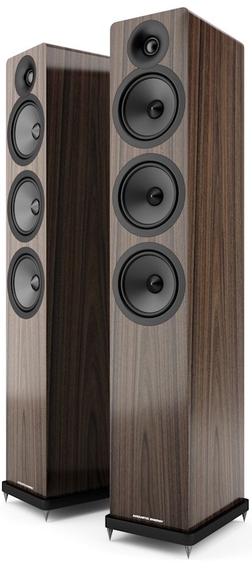 Acoustic Energy AE120 Floorstanding Speakers in Walnut
