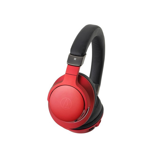 Audio Technica ATH-AR5BT Wireless Over-Ear High-Res Headphones in Red - Ex Display