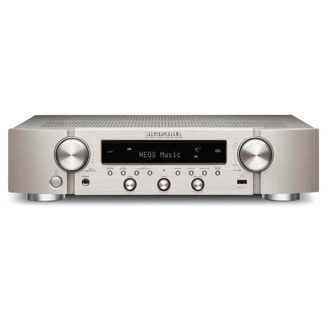 Marantz NR1200 Slim Stereo Network Receiver with Heos Built in - Silver