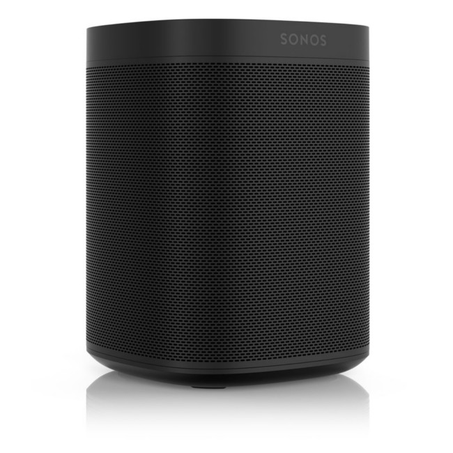 Sonos One Wireless Speaker with Amazon Alexa in Black Gen 2 angle