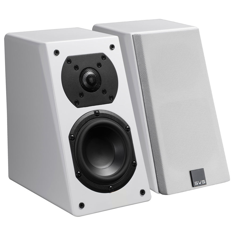 SVS Prime Elevation Pair Speakers in White Gloss