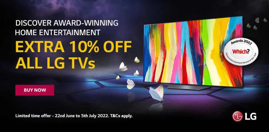 10% Off LG TVs