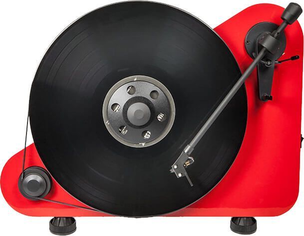 Pro-Ject VT-E Vertical Turntable in Red