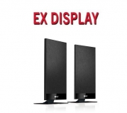 KEF T101 Satellite Speaker in Black Pair Ex-display including stands