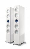 KEF Reference 5 Meta in High Gloss White/Blue - pair