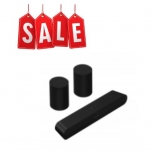 Sonos ray and ERA 100 x2 in black