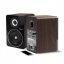 Elipson Prestige Facet 6B BT Wireless Bookshelf Speakers in Black/Walnut angle