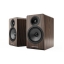 Acoustic Energy AE100² Speakers in Walnut - grille off