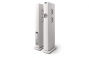 KEF LS60 Wireless Floorstanding Speakers Mineral White - side