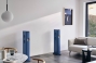 KEF LS60 Wireless Floorstanding Speakers Royal Blue - lifestyle