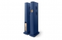 KEF LS60 Wireless Floorstanding Speakers Royal Blue - side