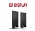 KEF T101 Satellite Speaker in Black Pair Ex-display including stands