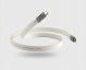 QED QE7400 PERFORMANCE 1 metre eFlex HDMI Cable in White with Ethernet
