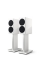 KEF Reference 1 Meta in High Gloss White/Blue - grille on