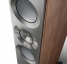 KEF Reference 3 Meta in Satin Walnut/Silver - close up