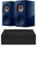Sonos Wireless Amplifier with KEF R3 Meta Bookshelf speakers blue