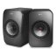 Kef LSX WIreless Music Speakers in Black pair