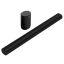Sonos Arc Smart Soundbar with Voice Control with Move Portable Bluetooth Speaker - Black