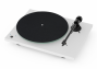 Pro-Ject T1 Phono SB Turntable with Built-in Speed Control in White - vinyl