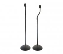 Sanus HTB3B1 Satellite Speaker Stands in Black (Pair)