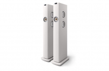 KEF LS60 Wireless Floorstanding Speakers Mineral White - front