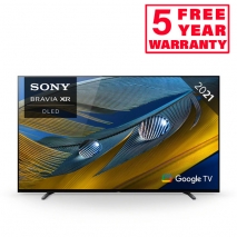 Sony XR77A80JU 2021 77 inch Bravia XR OLED 4K Ultra HD HDR Smart TV front