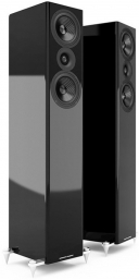 Acoustic Energy AE509 Floorstanding Speakers (Pair) in Piano Gloss Black - no grille