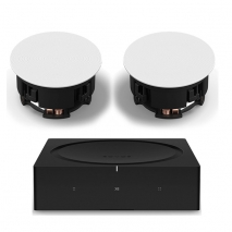Sonos Wireless Amplifier with Sonos In-Ceiling Speaker (Pair)