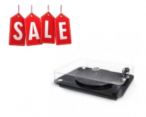 Elipson Omega 100 RIAA BT Turntable in Black