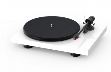 Pro-Ject Debut Carbon Evo Turntable in Gloss White - no lid