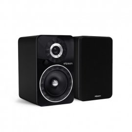 Elipson Prestige Facet 6B BT Wireless Bookshelf Speakers in Black grille