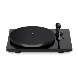 Pro-Ject E1 Phono Plug & Play Entry Level Turntable with built-in Phono Preamp in Black - front