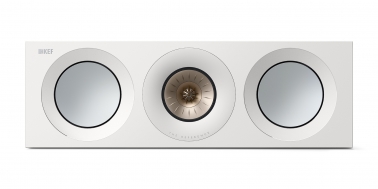 KEF Reference 2 Meta Centre High Gloss White/Champagne - front`