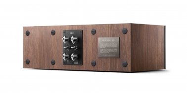 KEF Reference 2 Meta Centre Satin Walnut/Silver - back