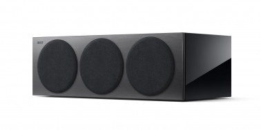 KEF Reference 2 Meta Centre High Gloss Black/Copper - grille on