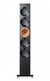 KEF Reference 5 Meta in High Gloss Black/Copper - front