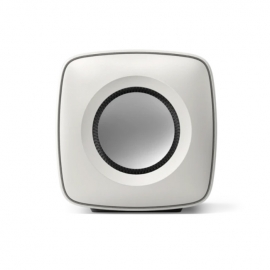 Kef KC62 Subwoofer in Mineral White front